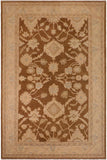 handmade Traditional Kafkaz Brown Beige Hand Knotted RECTANGLE 100% WOOL area rug 10 x 14