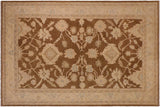 Classic Ziegler Leonore Brown/Beige Hand-Knotted Wool Rug - 10'1'' x 13'11''