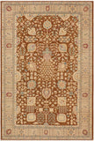 handmade Traditional Kafkaz Brown Beige Hand Knotted RECTANGLE 100% WOOL area rug 9 x 12