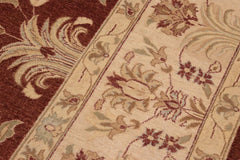 handmade Traditional Kafkaz Brown Tan Hand Knotted RECTANGLE 100% WOOL area rug 10X14