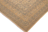 handmade Transitional Kafkaz Beige Gold Hand Knotted RECTANGLE 100% WOOL area rug 10 x 14