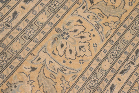 handmade Traditional Kafkaz Beige Gold Hand Knotted RECTANGLE 100% WOOL area rug 10x14