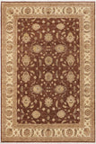 handmade Traditional Kafkaz Brown Beige Hand Knotted RECTANGLE 100% WOOL area rug 9 x 12