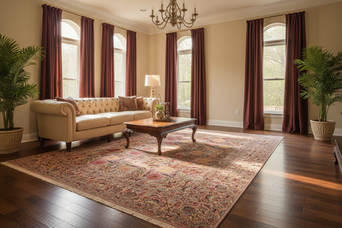 handmade Transitional Morris Lt. Gray Lt. Gray Hand Knotted RECTANGLE 100% WOOL area rug 9x12