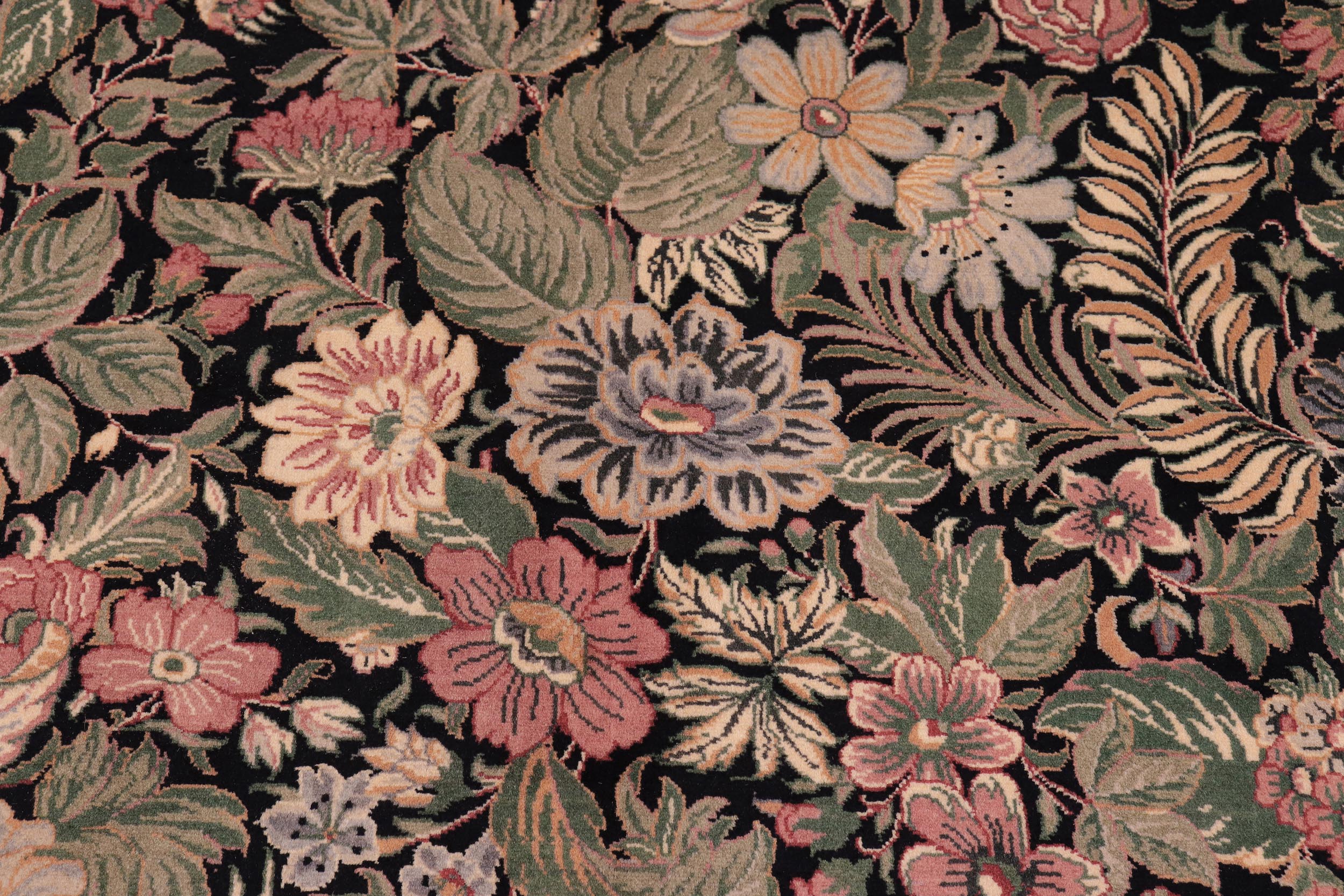 handmade Transitional Basarabian Black Black Hand Knotted RECTANGLE 100% WOOL area rug 9x12