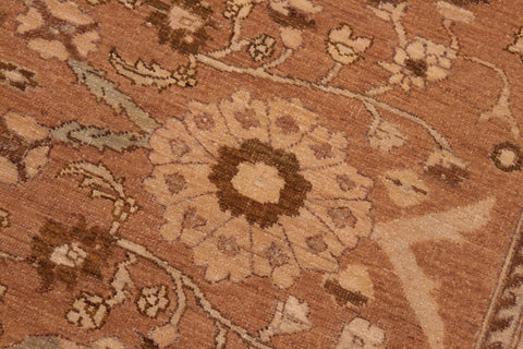 handmade Traditional Kafkaz Lt. Brown Lt. Green Hand Knotted RECTANGLE 100% WOOL area rug 8x10