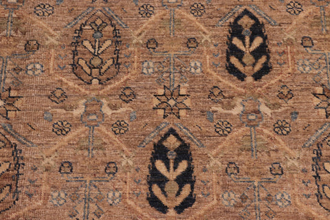 handmade Transitional Kafkaz Tan Lt. Green Hand Knotted RECTANGLE 100% WOOL area rug 8' x 10'