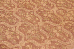 handmade Transitional Kafkaz Brown Tan Hand Knotted RECTANGLE 100% WOOL area rug 8X10