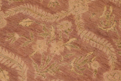 handmade Transitional Kafkaz Brown Tan Hand Knotted RECTANGLE 100% WOOL area rug 8X10