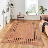 handmade Transitional Kafkaz Rose Multi Hand Knotted RECTANGLE 100% WOOL area rug 8 x 10