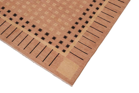 handmade Transitional Kafkaz Rose Multi Hand Knotted RECTANGLE 100% WOOL area rug 8X10