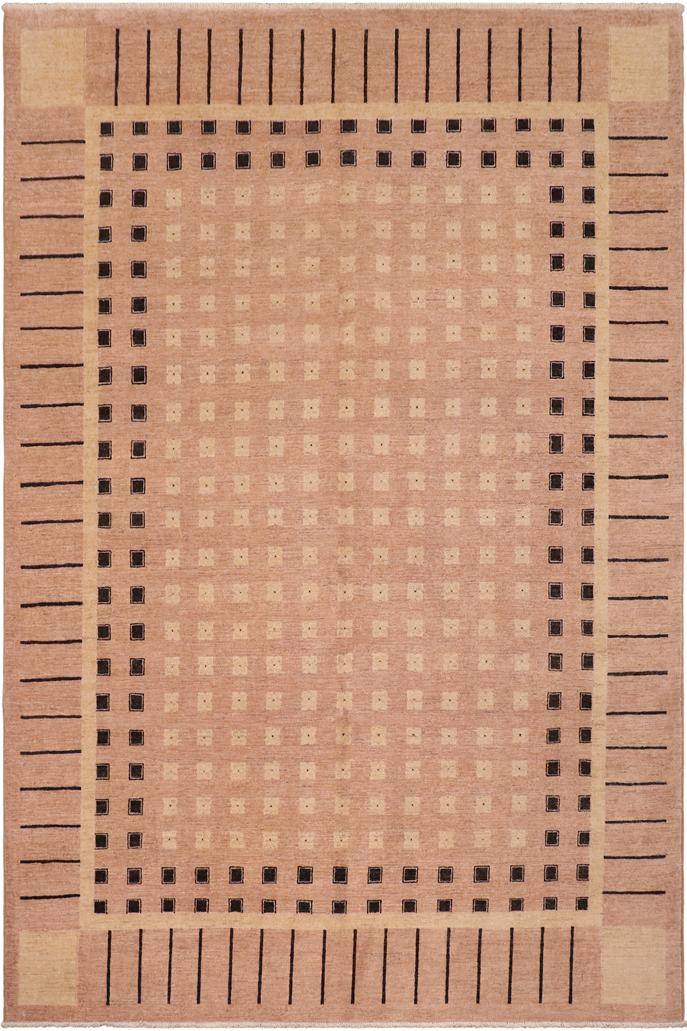 handmade Transitional Kafkaz Rose Multi Hand Knotted RECTANGLE 100% WOOL area rug 8X10