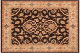 Bohemian Ziegler Jae Brown/Tan Hand-Knotted Wool Rug - 8'0'' x 9'6''