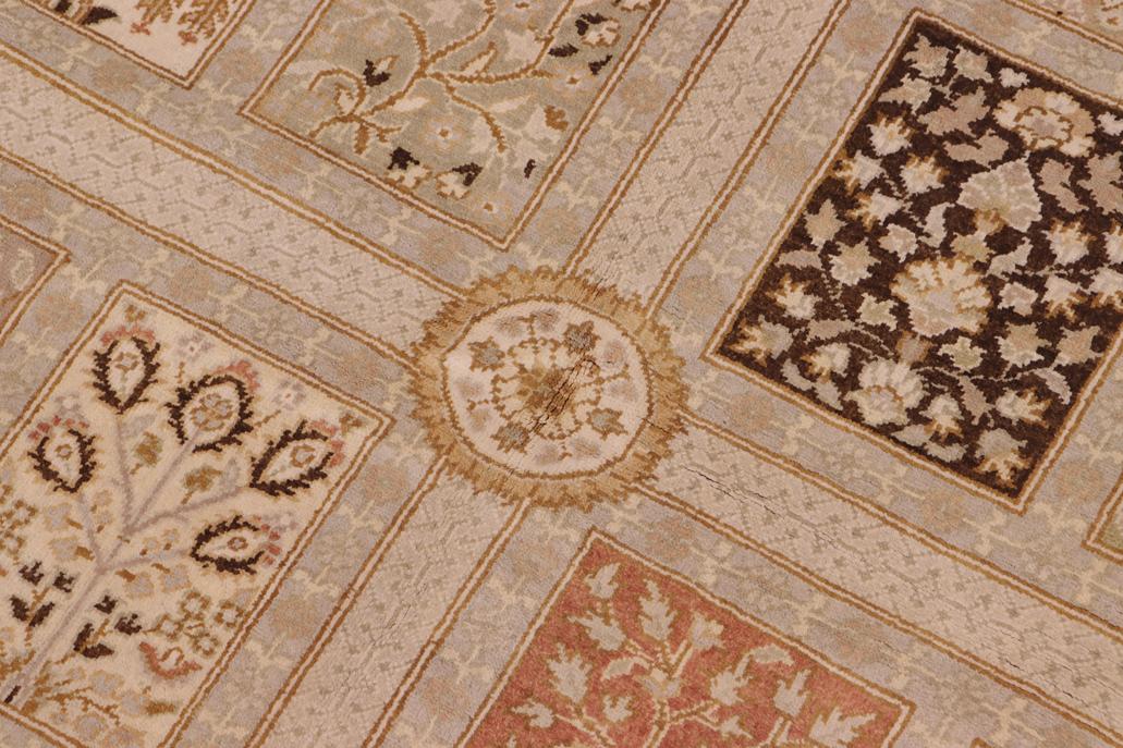 handmade Traditional Design Lt. Gray Lt. Gray Hand Knotted RECTANGLE 100% WOOL area rug 8'X10'