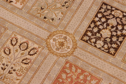 handmade Transitional Design Lt. Gray Lt. Gray Hand Knotted RECTANGLE 100% WOOL area rug 8' x 10'
