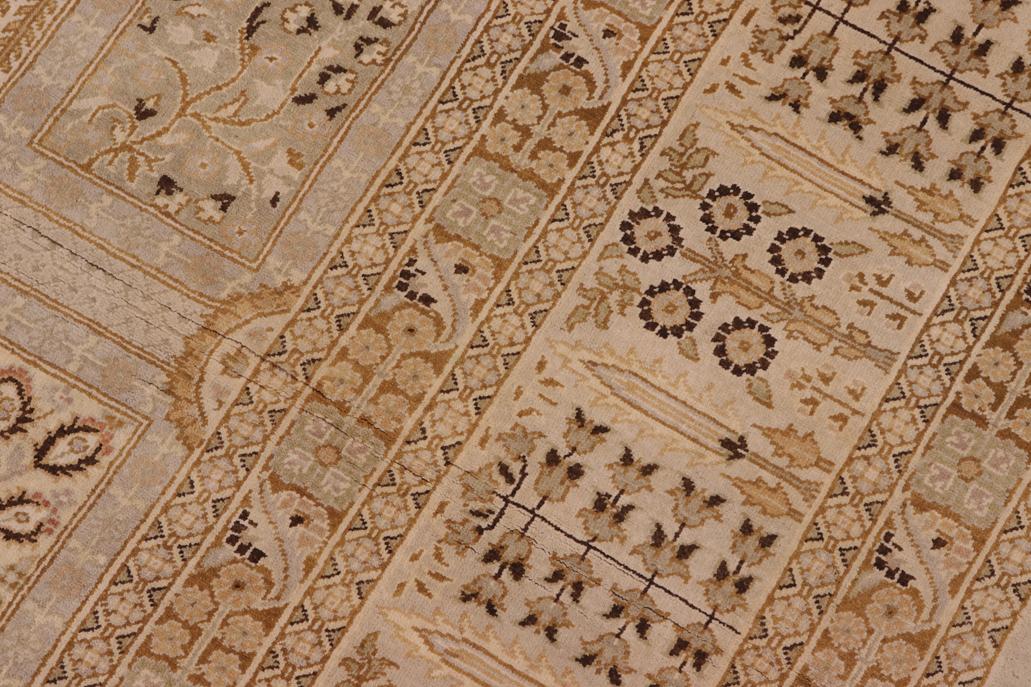 handmade Traditional Design Lt. Gray Lt. Gray Hand Knotted RECTANGLE 100% WOOL area rug 8'X10'