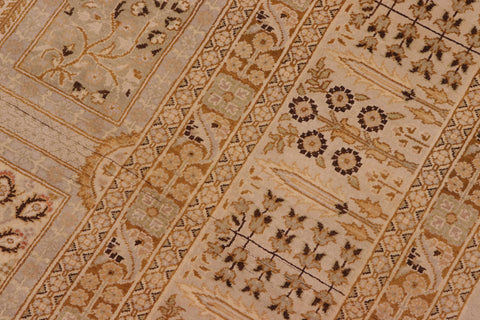 handmade Transitional Design Lt. Gray Lt. Gray Hand Knotted RECTANGLE 100% WOOL area rug 8' x 10'