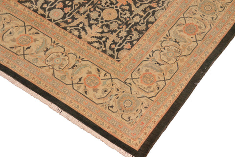 handmade Transitional Kafkaz Drk.green Beige Hand Knotted RECTANGLE 100% WOOL area rug 8x10