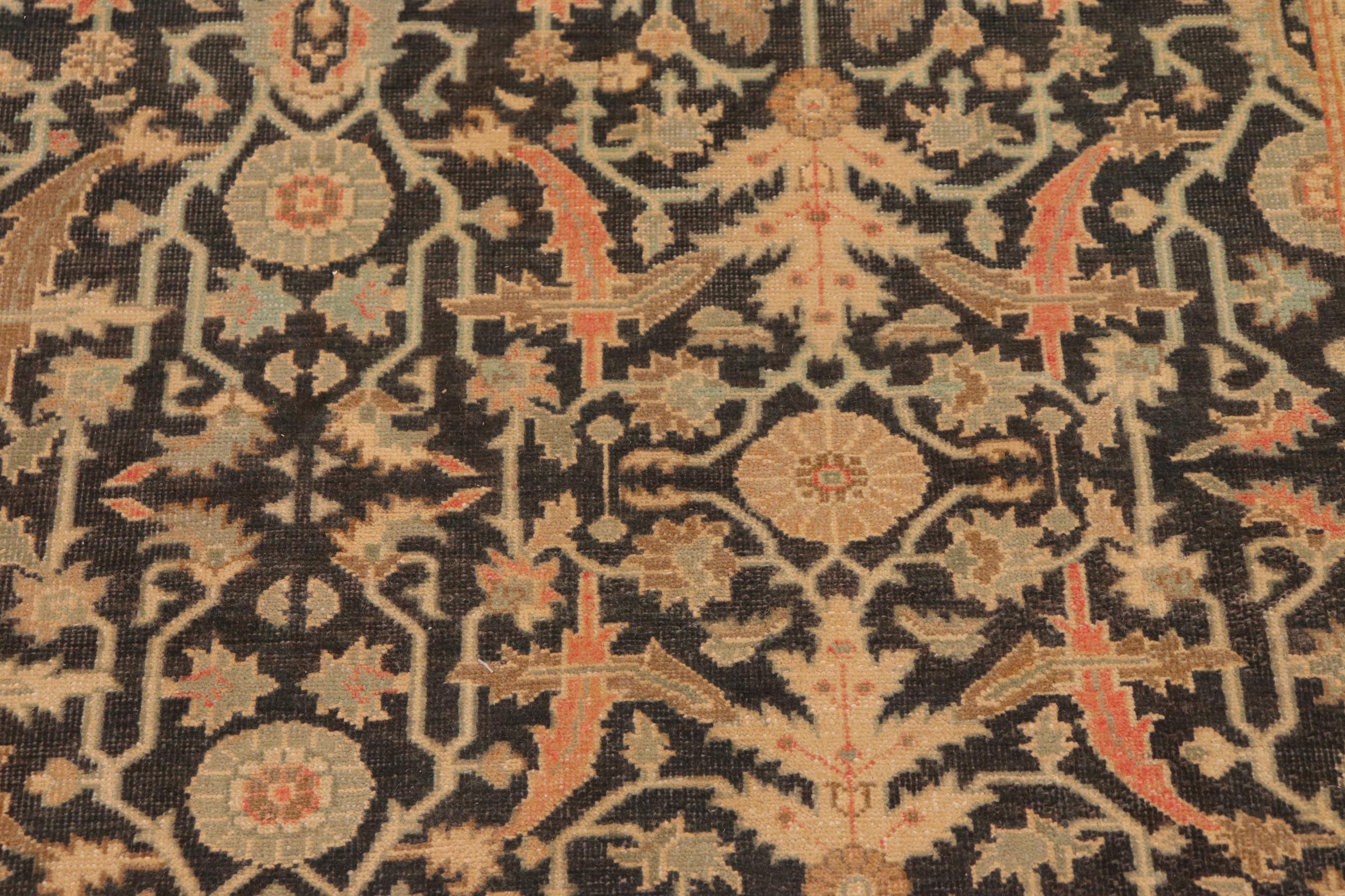 handmade Transitional Kafkaz Drk.green Beige Hand Knotted RECTANGLE 100% WOOL area rug 8x10