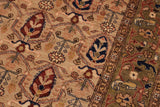 handmade Transitional Kafkaz Tan Green Hand Knotted RECTANGLE 100% WOOL area rug 9 x 12