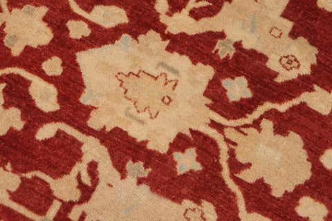 handmade Traditional Kafkaz Rust Beige Hand Knotted RECTANGLE 100% WOOL area rug 9x12