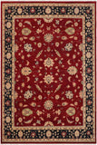 handmade Traditional Kafkaz Red Blue Hand Knotted RECTANGLE 100% WOOL area rug 9 x 12