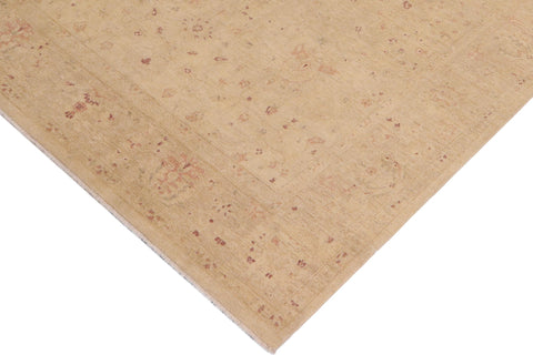 handmade Traditional Kafkaz Beige Tan Hand Knotted RECTANGLE 100% WOOL area rug 9x12