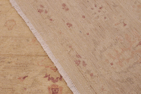 handmade Traditional Kafkaz Beige Tan Hand Knotted RECTANGLE 100% WOOL area rug 9x12