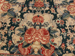 handmade Traditional Golden Green Beige Hand Knotted RECTANGLE 100% WOOL area rug 9x13