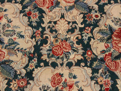 handmade Traditional Golden Green Beige Hand Knotted RECTANGLE 100% WOOL area rug 9x13