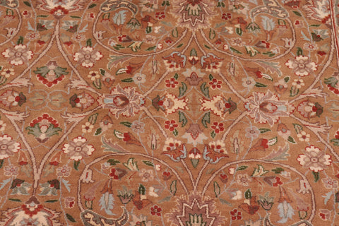 handmade Transitional  Drk. Blue Lt. Green Hand Knotted RECTANGLE 100% WOOL area rug 9x12