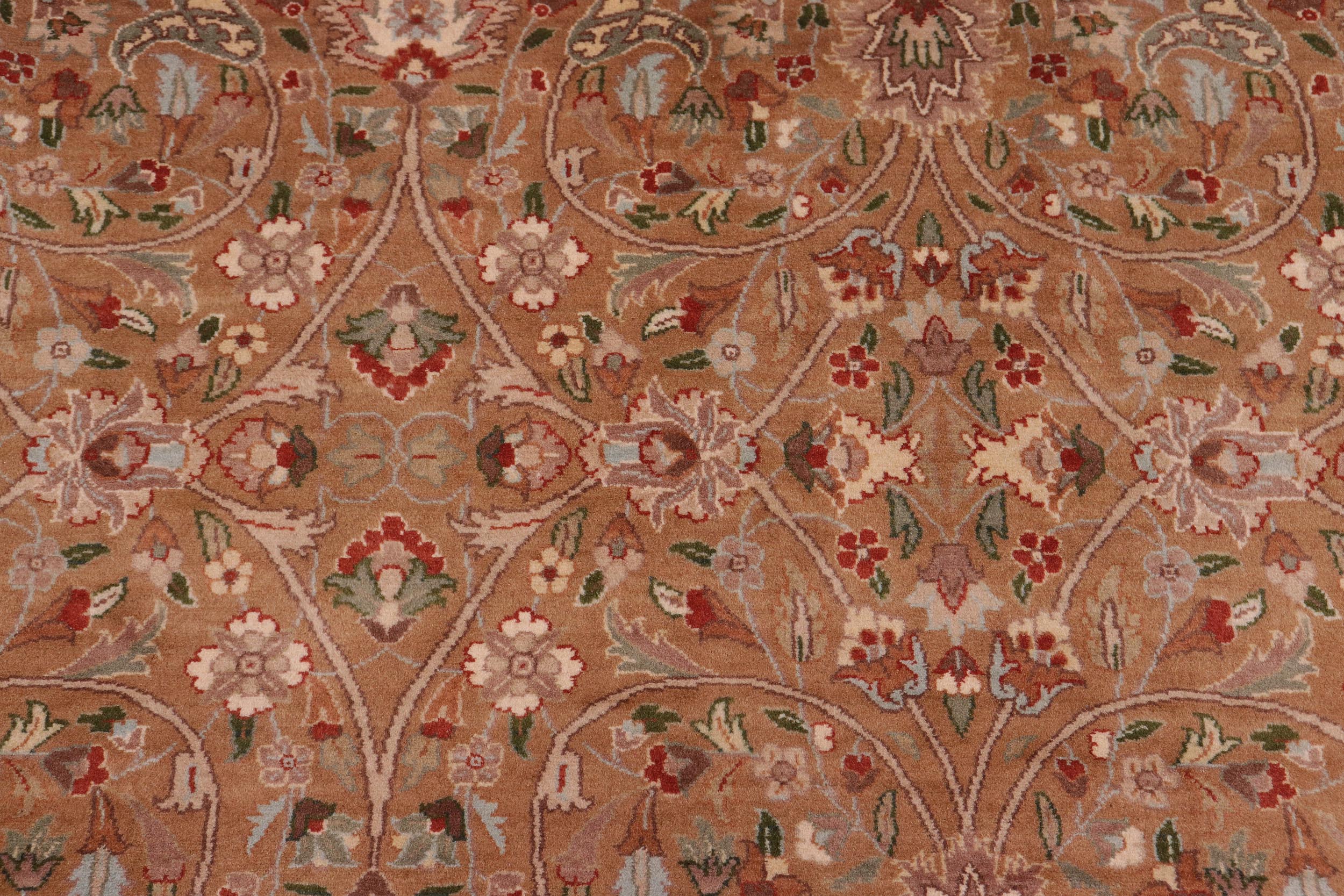 handmade Transitional  Drk. Blue Lt. Green Hand Knotted RECTANGLE 100% WOOL area rug 9x12