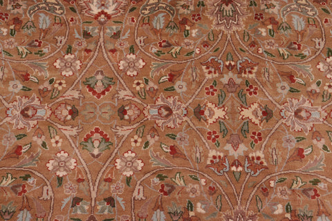 handmade Transitional  Drk. Blue Lt. Green Hand Knotted RECTANGLE 100% WOOL area rug 9x12