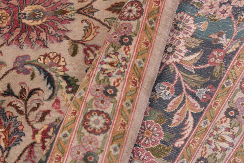 handmade Traditional Hussani Gray Drk.green Hand Knotted RECTANGLE 100% WOOL area rug 9x12