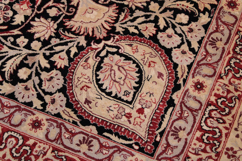 handmade Traditional Kirman Beige Red Hand Knotted RECTANGLE 100% WOOL area rug 9 x 12