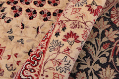 Vintage Persian Lezlie Beige/Red Wool Rug - 9'4''X12'5''