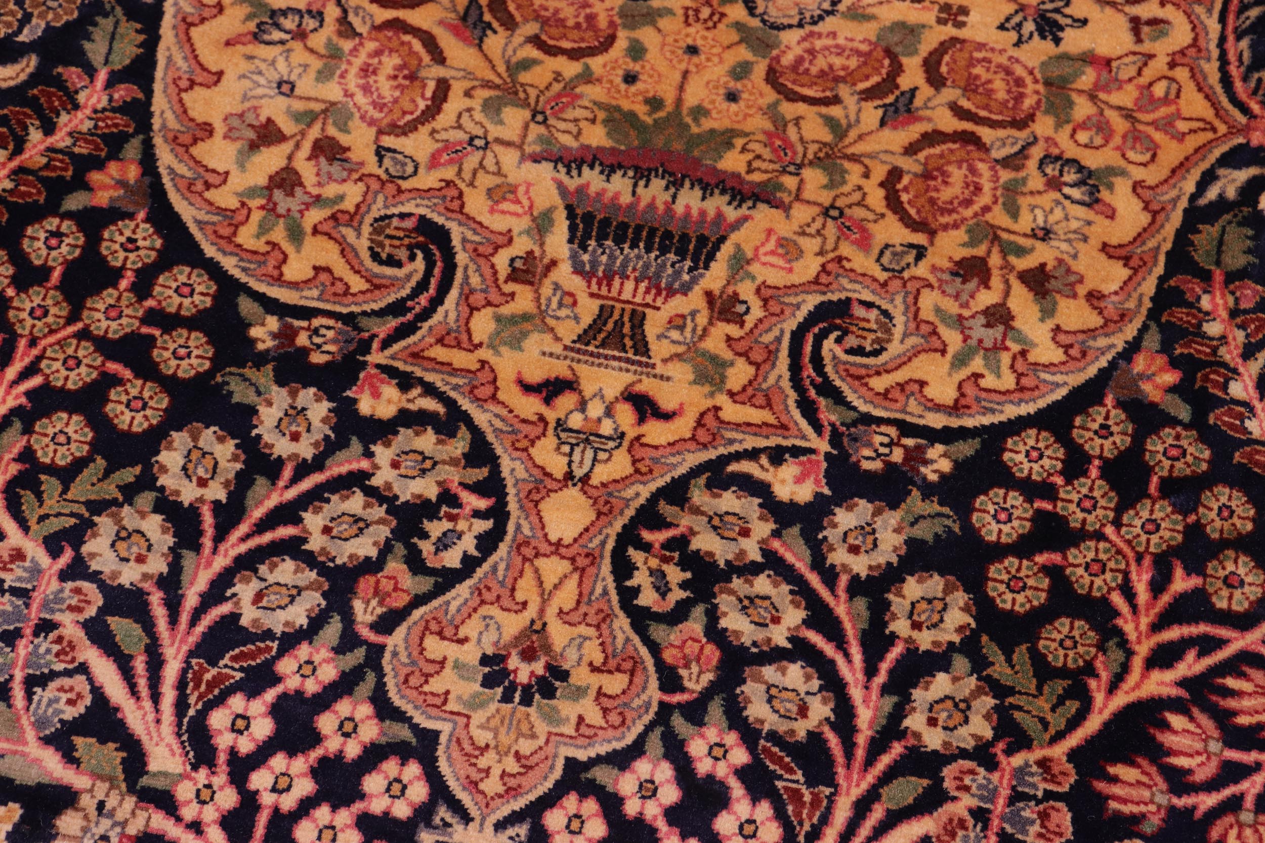 handmade Transitional Sultan Blue Blue Hand Knotted RECTANGLE 100% WOOL area rug 9x12