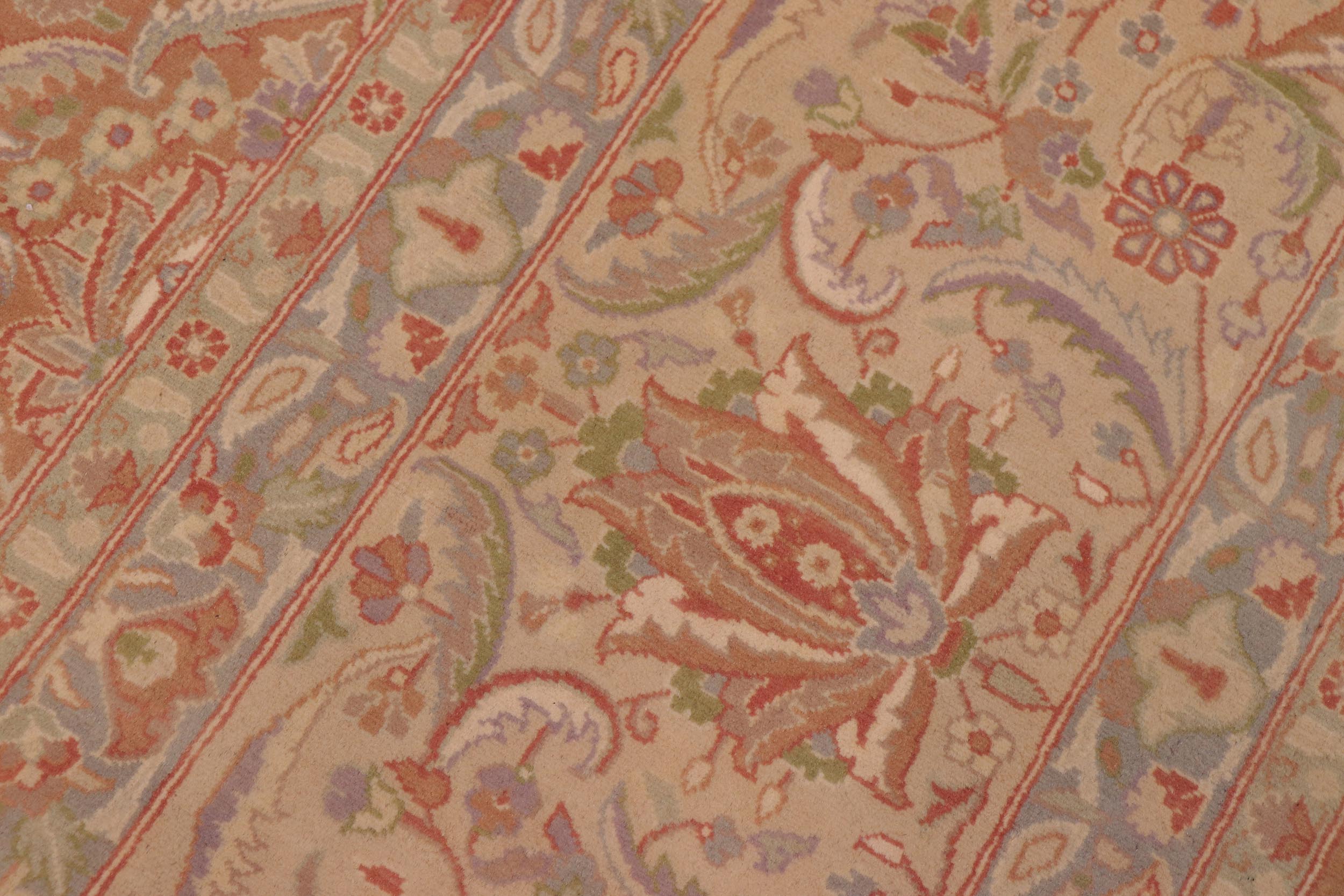 handmade Transitional Kafkaz Brown Lt. Tan Hand Knotted RECTANGLE 100% WOOL area rug 9x12