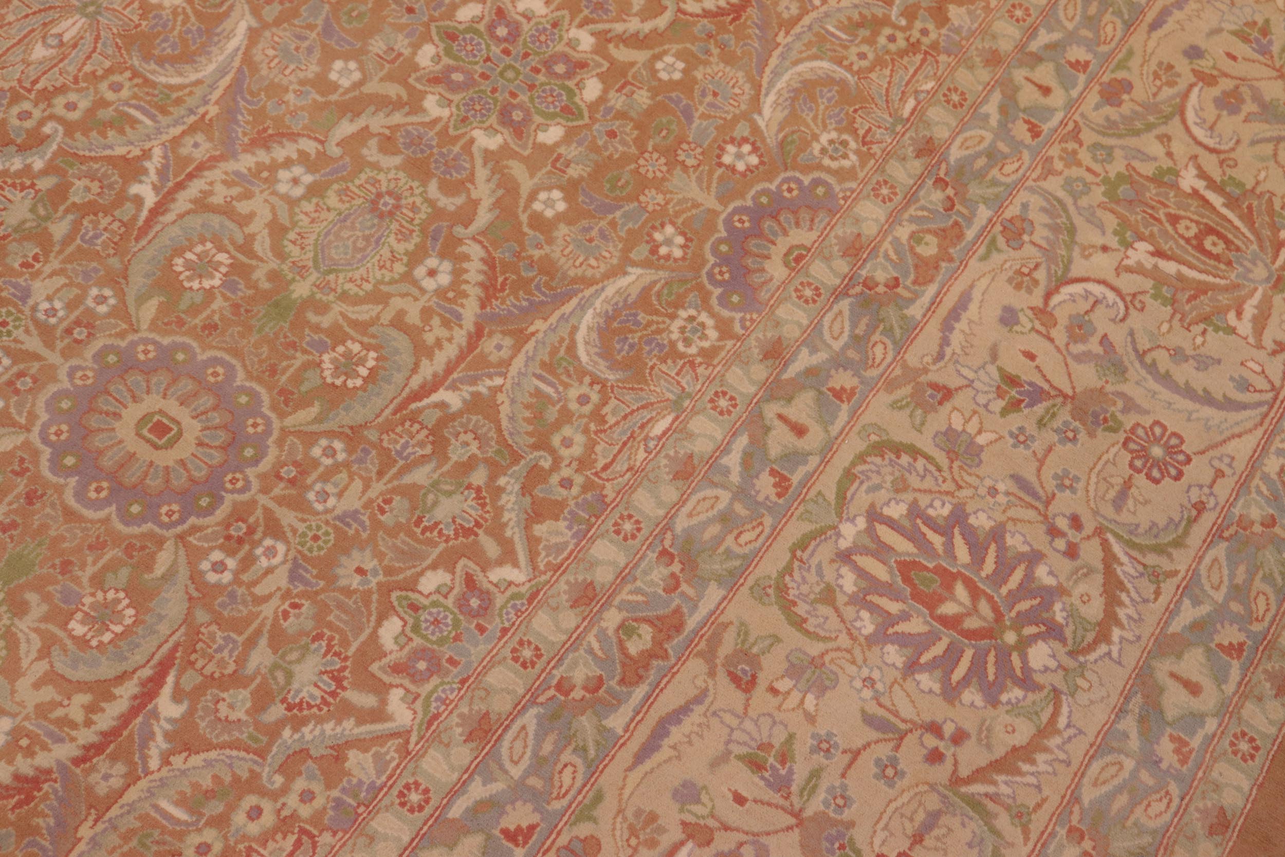 handmade Transitional Kafkaz Brown Lt. Tan Hand Knotted RECTANGLE 100% WOOL area rug 9x12