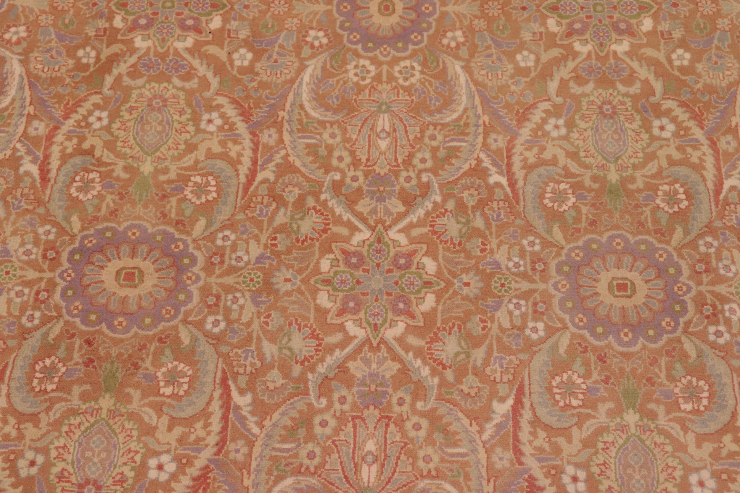 handmade Transitional Kafkaz Brown Lt. Tan Hand Knotted RECTANGLE 100% WOOL area rug 9x12