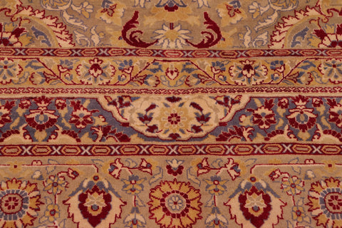 handmade Traditional  Lt. Green Lt. Green Hand Knotted RECTANGLE 100% WOOL area rug 9x12