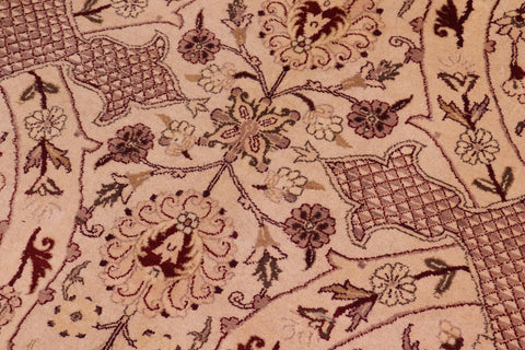 handmade Traditional Agra #2 Gold Lt. Green Hand Knotted RECTANGLE 100% WOOL area rug 9x12