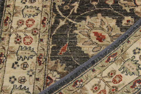 handmade Traditional Kafkaz Gray Beige Hand Knotted RUNNER 100% WOOL area rug 3' x 11'