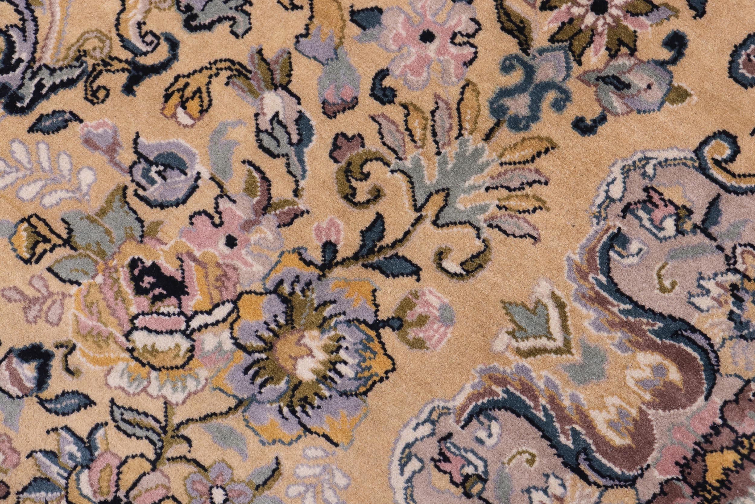 handmade Transitional Darbari Gold Gold Hand Knotted RECTANGLE 100% WOOL area rug 12x18