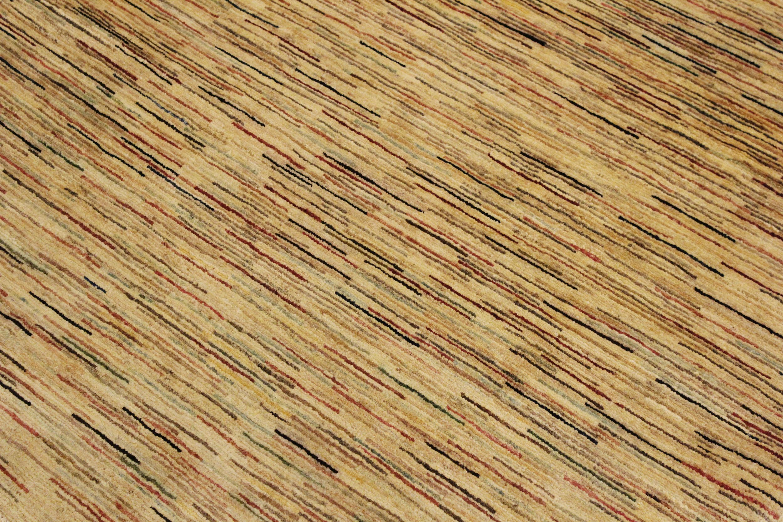 handmade Modern Gabbeh Beige Rust Hand Knotted RECTANGLE 100% WOOL area rug 4' x 6'
