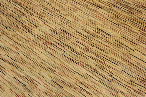handmade Modern Gabbeh Beige Rust Hand Knotted RECTANGLE 100% WOOL area rug 4' x 6'