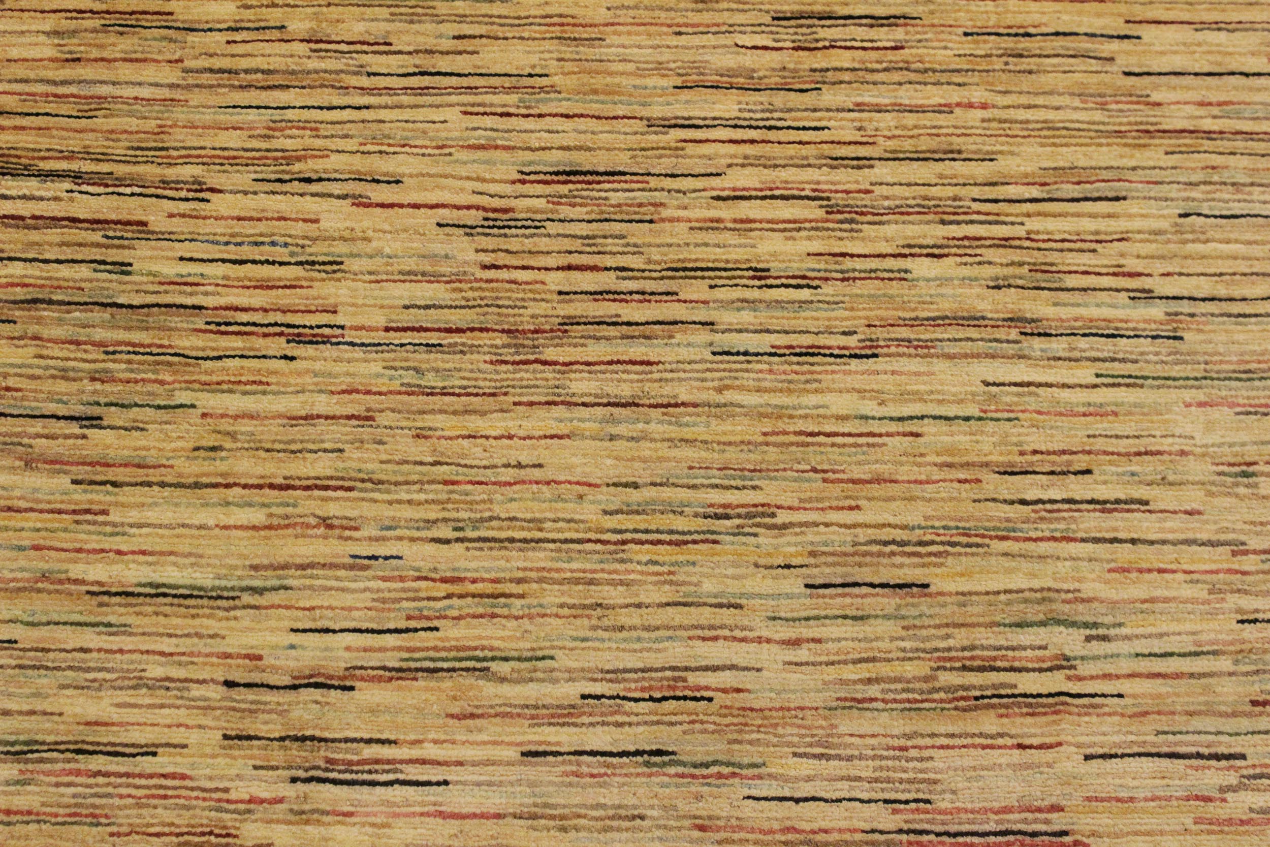 handmade Modern Gabbeh Beige Rust Hand Knotted RECTANGLE 100% WOOL area rug 4' x 6'