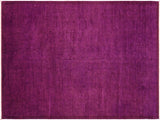 A04525, 911"x13 4",Over Dyed                     ,10x14,Purple,PURPLE,Hand-knotted                  ,Pakistan   ,100% Wool  ,Rectangle  ,652671164439