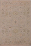 Boho Chic Ziegler Evelynn Gray/Beige Wool Rug - 8'11'' x 12'2''