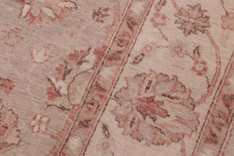 handmade Traditional Kafkaz Lt. Blue Ivory Hand Knotted SQUARE 100% WOOL area rug 6x6